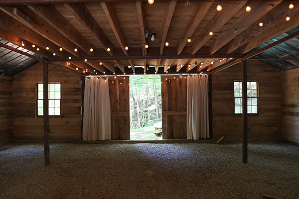 barn interior daytime